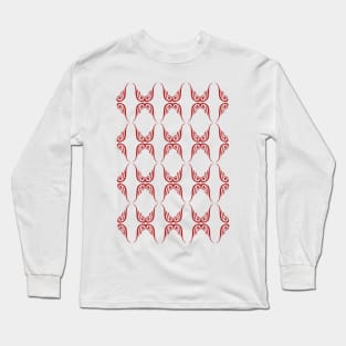 Geometric red decoration Long Sleeve T-Shirt